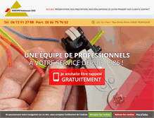 Tablet Screenshot of kheops-batisseurs.com